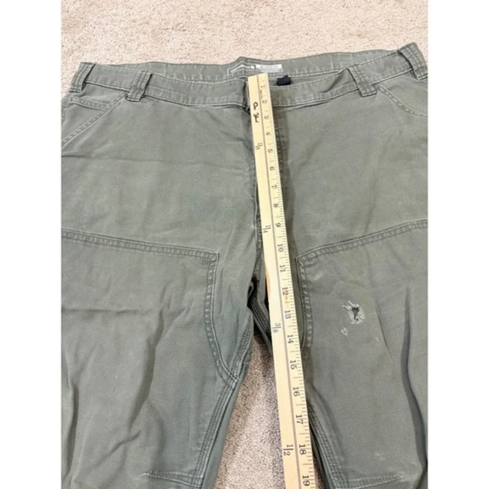 Carhartt BN2802 M Relaxed Fit Work‎ Utility Pants Khaki Green Men Size 42x32
